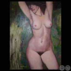 DESNUDO - Óleo de Federico Ordiñana